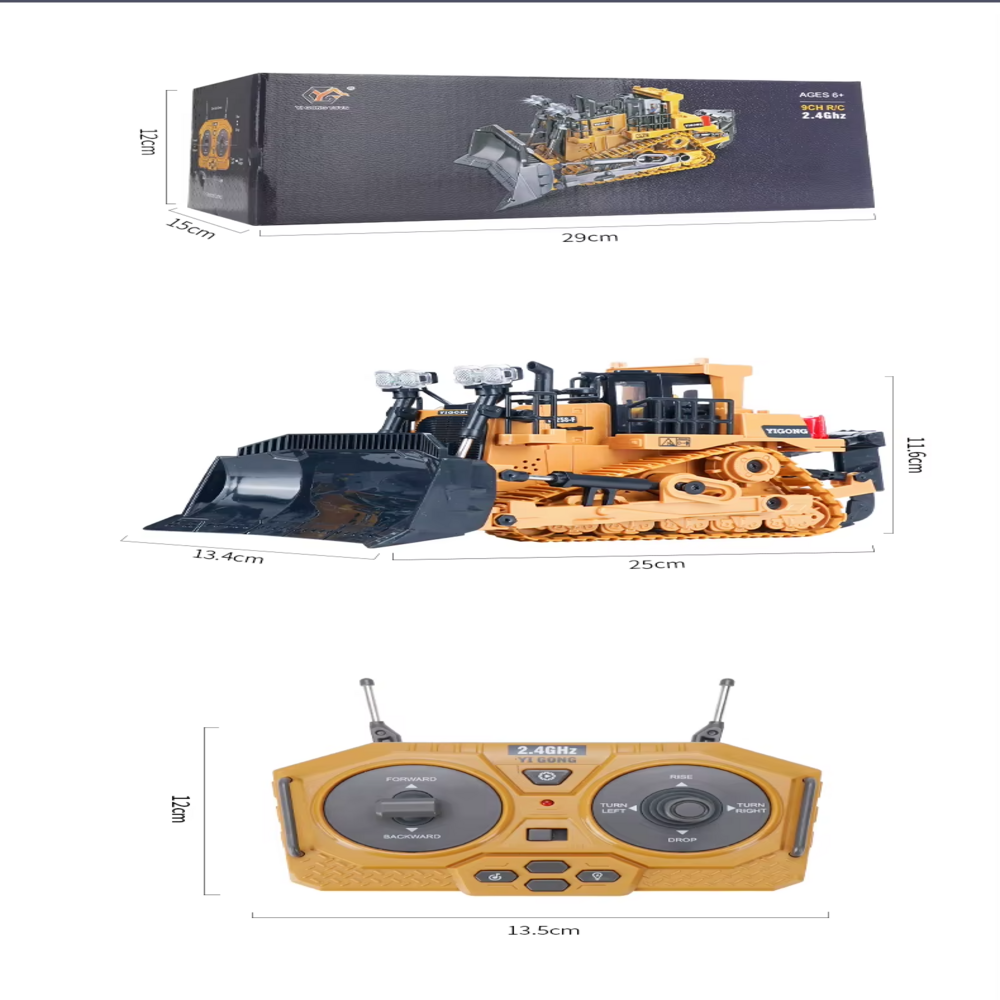 Güçlü ve Gerçekçi Uzaktan Kumandalı Buldozer
